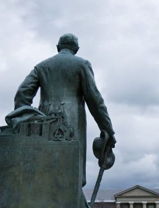 Ezra statue